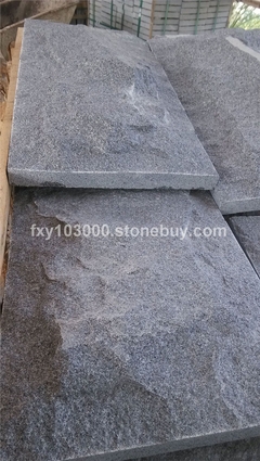 福建芝麻黑G654蘑菇石 自然粗獷的建筑裝飾瑰寶